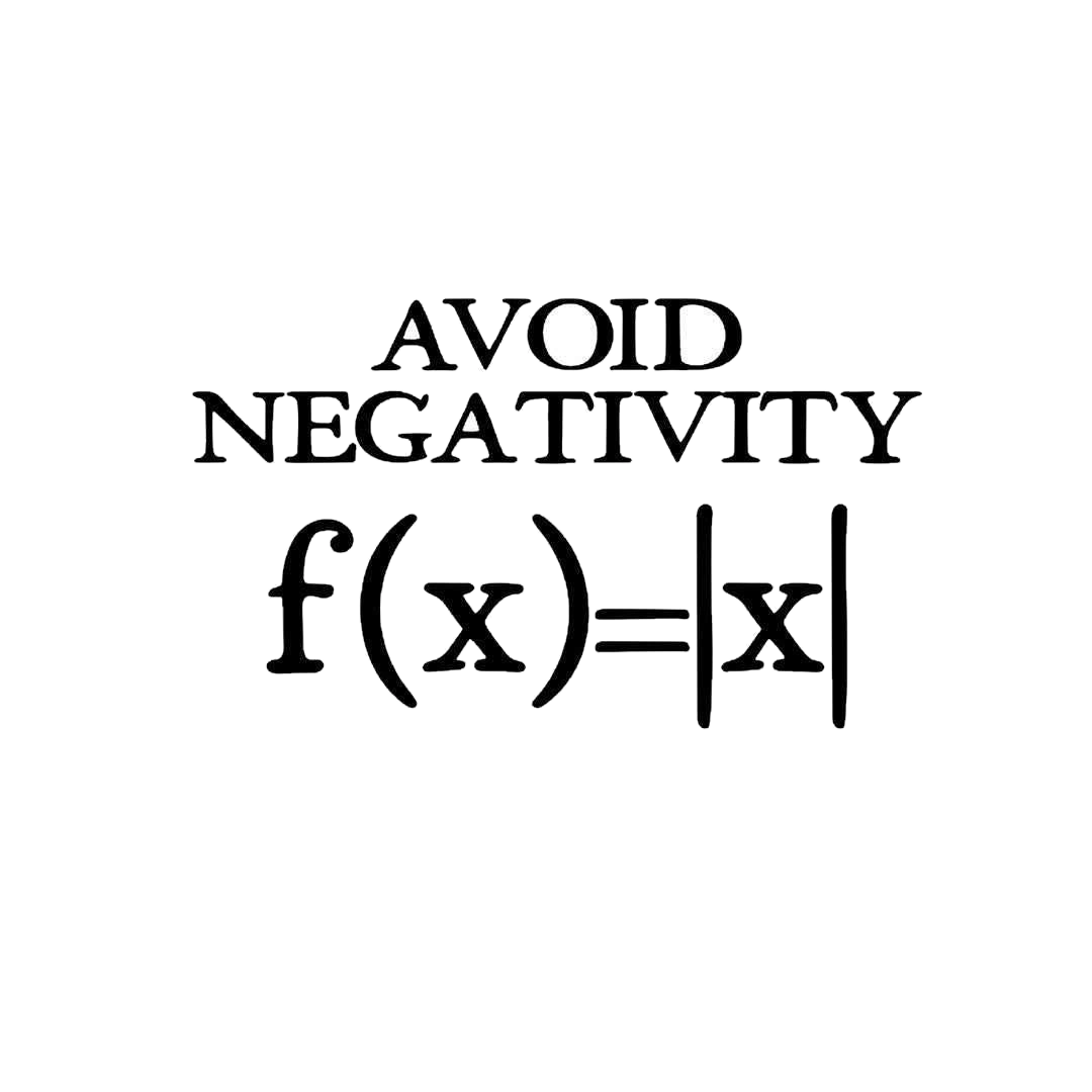 Avoid Negativity Sticker